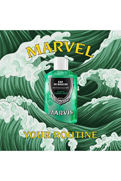 Marvis Classic Strong Mint Ağız Bakım Suyu - 400 ml