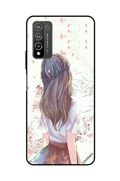 Covernex غطاء حماية لهاتف Honor 10X Lite، فتاة لطيفة في تفكير عميق