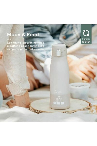 FISHER PRICE Babymoov Moov & Feed Bottle Warmer, Beige