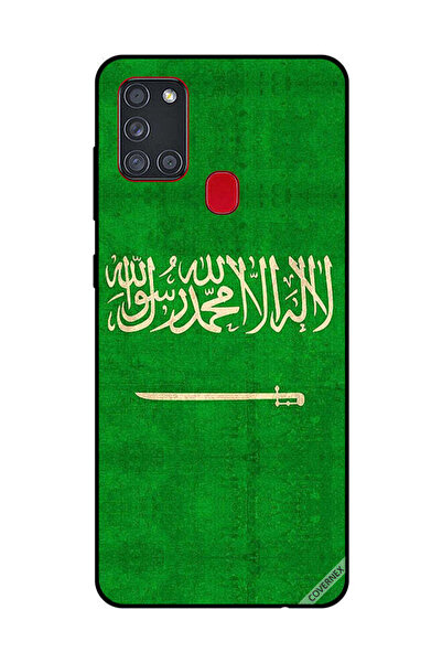 Covernex غطاء حماية لهاتف سامسونج جالاكسي A21S بعلم المملكة العربية السعودية ...