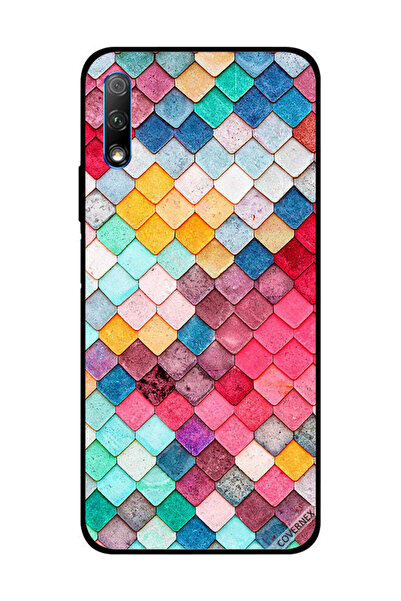 Covernex غطاء حماية لهاتف Honor 9X بنمط مربع ماسي