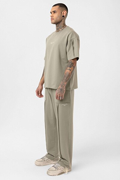 VAMOSCLO με τύπωμα Σετ αθλητικής φόρμας Stoper Khaki