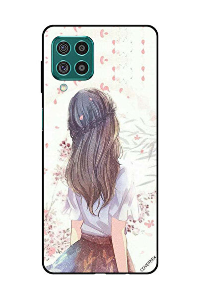 Covernex غطاء حماية لهاتف سامسونج جالاكسي M62/F62 - فتاة لطيفة في تفكير عميق