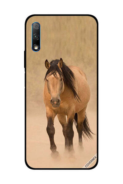 Covernex غطاء حماية لهاتف Honor 9X سباق الخيل البني
