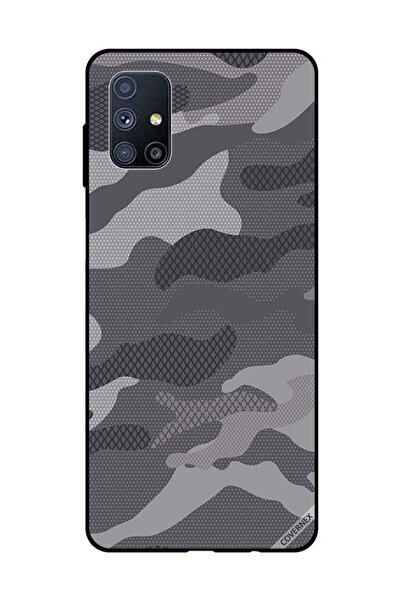 Covernex غطاء حماية لهاتف سامسونج جالاكسي M51 بنمط مموه رمادي