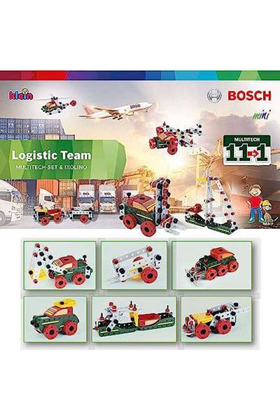 Klein Bosch Ixolino 107-piece vehicle construction set