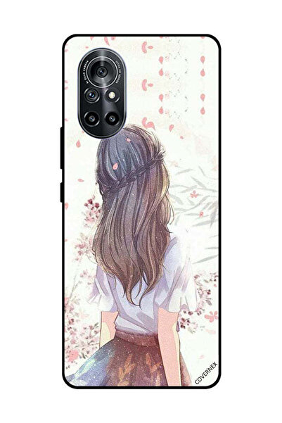 Covernex غطاء حماية لهاتف هواوي نوفا 8 5G - فتاة لطيفة في تفكير عميق