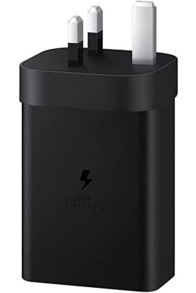 Generic SAMSUNG 65 W Power Charger with Get 3 devices charging - Black