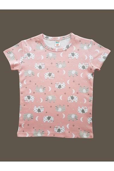 çamaşır bahçesi kendinize iyi bakın Short Sleeve Patterned Children's Pajama Set # Printedchildpyjamasuit # Starpatternlipijama # Laundry Garden