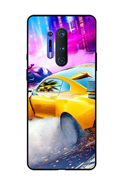 Covernex غطاء حماية لهاتف OnePlus 8 Pro - سيارة صفراء