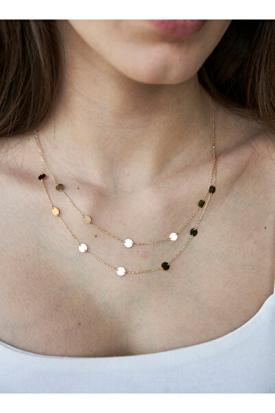 Goldstation 14 Ayar 2 li Kolye