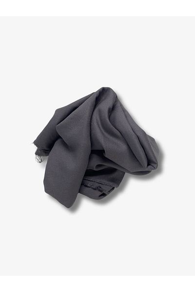 Yiğit Kumaş Crepe Fabric with Sand, Piece 155X140 cm Gray