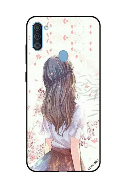 Covernex غطاء حماية لهاتف سامسونج جالاكسي A11 - فتاة لطيفة في تفكير عميق