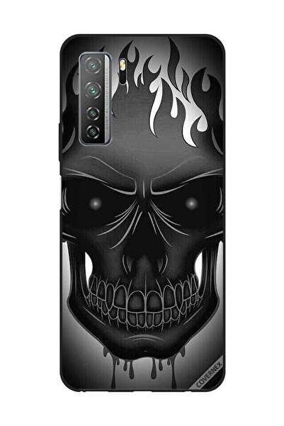 Covernex غطاء حماية لهاتف هواوي نوفا 7SE/P40 لايت 5G، رسمة جمجمة