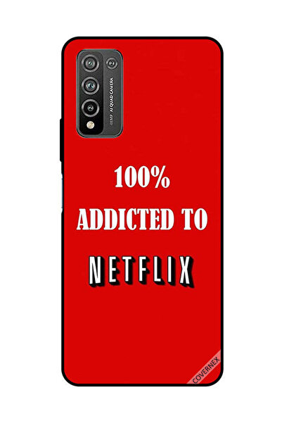Covernex Protective Case Cover For Honor 10X Lite 100 % Addicted To Netflix