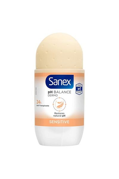 Sanex Sanex Sensitive Deodorant, 24-hour Protection