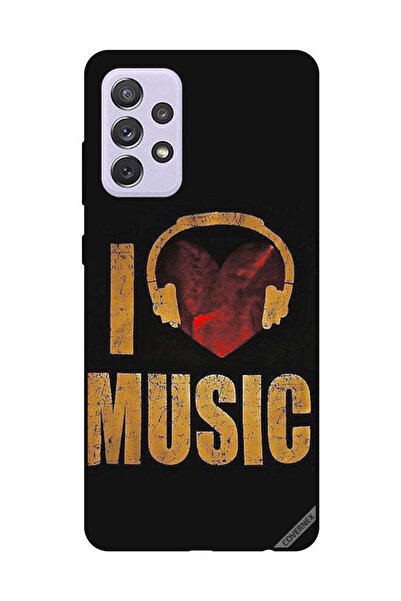 Covernex غطاء حماية لهاتف سامسونج جالاكسي A52 - أنا أحب الموسيقى فينتاج