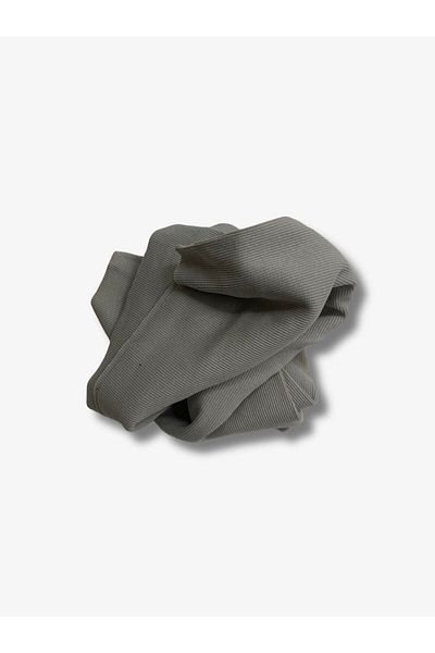 Yiğit Kumaş Gray Camisole (Ribbed Corduroy) Fabric, Piece 45X120 cm