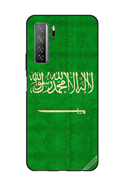 Covernex غطاء حماية لهاتف هواوي نوفا 7SE/P40 لايت 5G بعلم المملكة العربية الس...