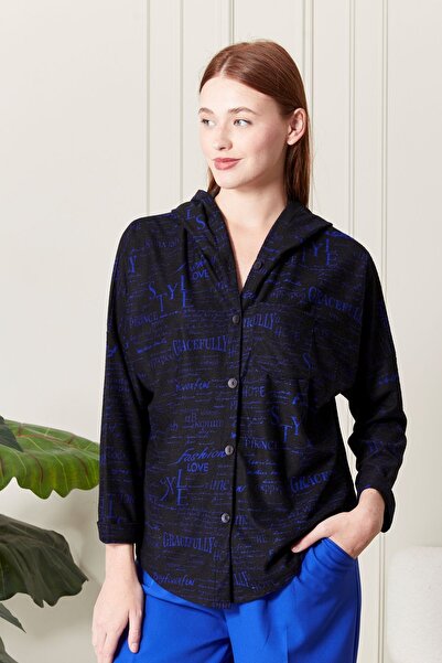 MAKSEN TEKSTİL ΠΟΥΚΑΜΙΣΟ ΣΟΥΕΤ ΚΑΤΑΠΛΗΚΤΙΚΟ K με κουκούλα OVERSIZE-PERA