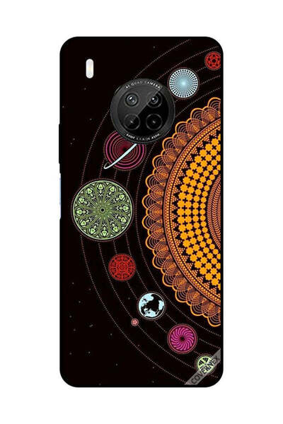 Covernex غطاء حماية لهاتف هواوي Y9A - أشكال ماندالا الفضائية