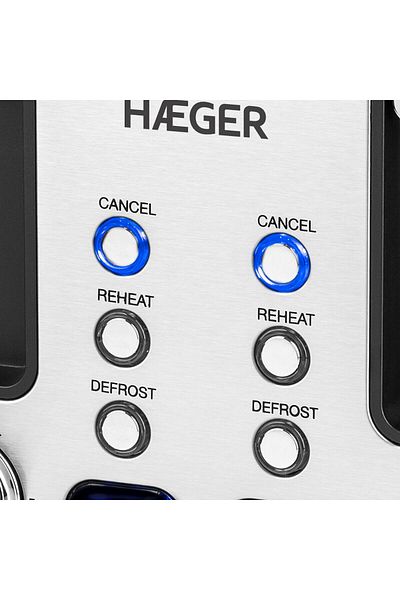 HAEGER Toaster Haeger TO-17D.015A 1750 W, slot larg, gri