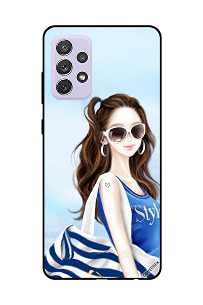 Covernex غطاء حماية لهاتف سامسونج جالاكسي A72 - أزرق، بتصميم قميص