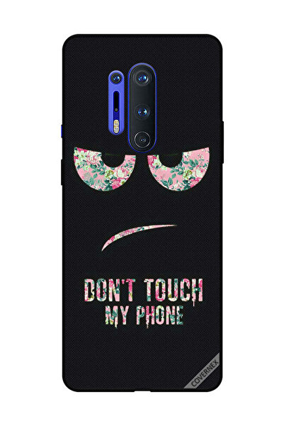 Covernex غطاء حماية لهاتف OnePlus 8 Pro مطبوع عليه عبارة "لا تلمس هاتفي"