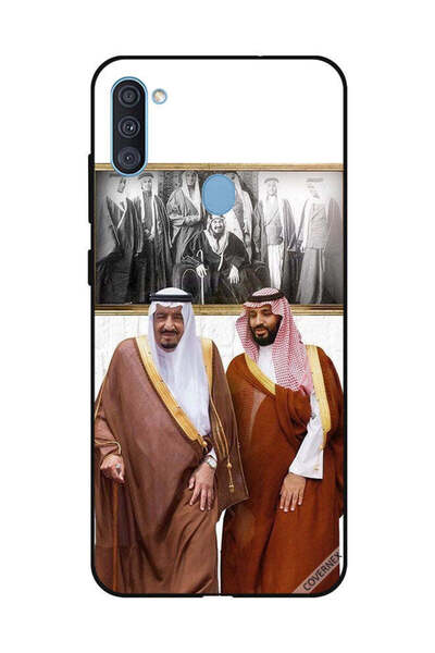 Covernex غطاء حماية لهاتف سامسونج جالاكسي A11 الملك سلمان ومحمد بن سلمان يتحد...