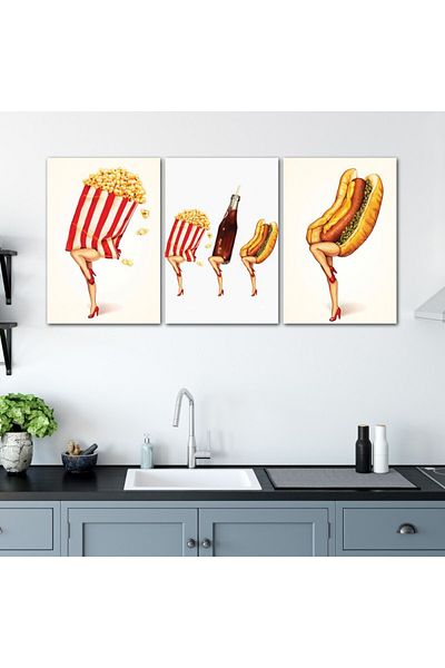 4gdran Three MDF wooden panels, 120x60 cm