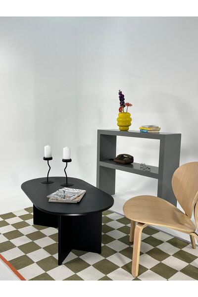 kuppdesign - Leo Large Orta Sehpa Siyah