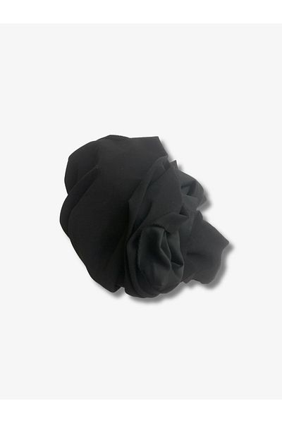 Yiğit Kumaş Flowing Flexible Suit Polyester Combed Fabric, Piece 180X150 cm Black