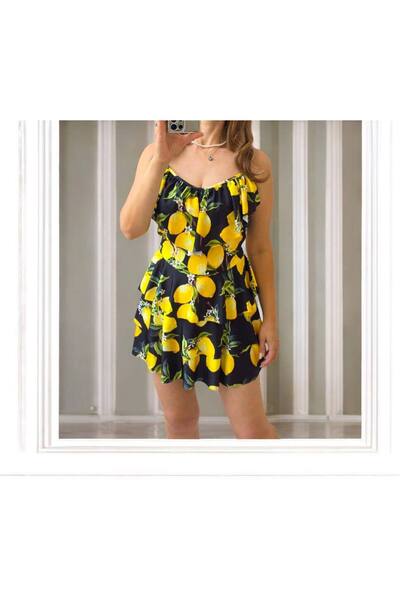 GLAMSI Rochie Damă din Lycra cu Volane – Elastică și Feminină