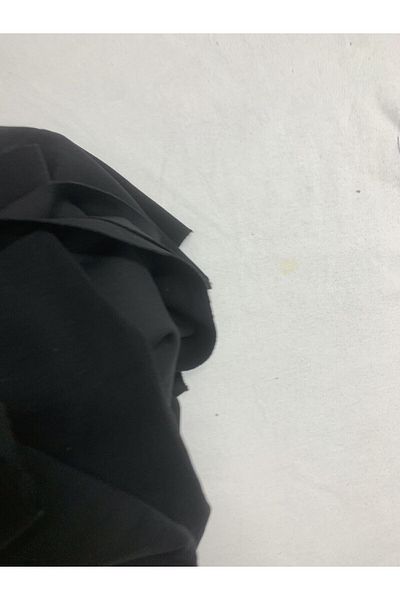 Yiğit Kumaş Flowing Flexible Suit Polyester Combed Fabric, Piece 120X170 cm Black