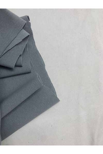 Yiğit Kumaş Ribana Fabric, Piece 20X200 cm Indigo Color