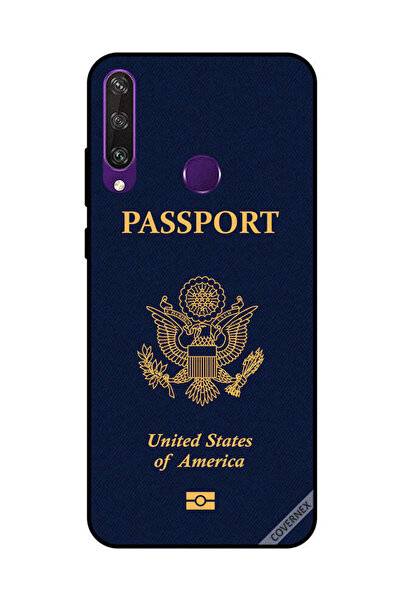 Covernex غطاء حماية لهاتف هواوي Y6P - جواز سفر أمريكي