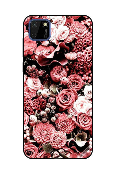 Covernex غطاء حماية لهاتف هواوي Y5P - لون الخوخ والورود 2