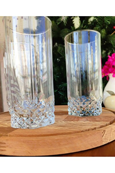 ORTAKÖY CENNETİ Pamella 4-Piece Soft Drink Glass Set - 440 ml
