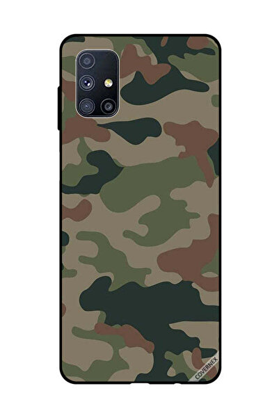 Covernex غطاء حماية لهاتف سامسونج جالاكسي M51 بنمط مموه باللونين الأخضر والبني