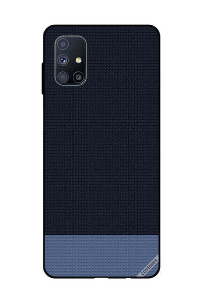 Covernex Protective Case Cover For Samsung Galaxy M51 Blue Doted Shapes Pattern