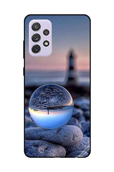 Covernex غطاء حماية لهاتف سامسونج جالاكسي A72، تصوير رائع للطبيعة في زجاج دائري