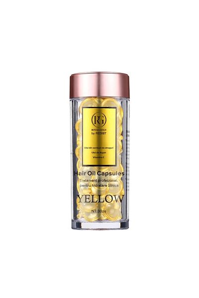 Redist Yellow Royal Gold hair treatment serum capsules by REDIST 30 pcs