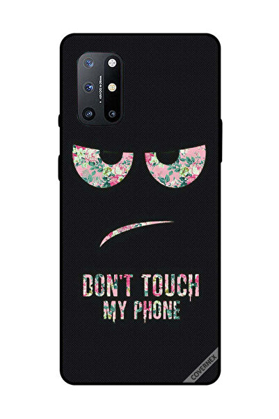 Covernex غطاء حماية لهاتف OnePlus 8T مطبوع عليه عبارة "لا تلمس هاتفي"