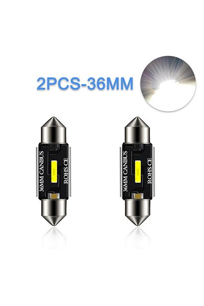 Choice 2PCS-36MM NLpearl 2x C5W LED CSP 1860 Signal Lamp Canbus Bulb 31mm 36mm 39mm 41mm Festoon Light C10W