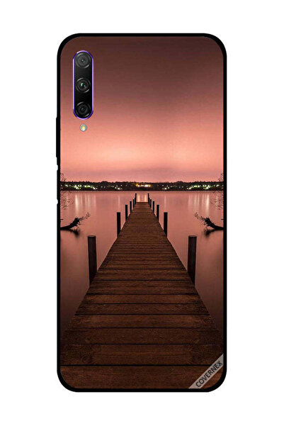 Covernex غطاء حماية لهاتف Honor 9X Pro - مسار إلى البحر مساء