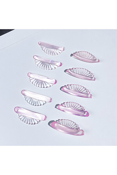 Choice4 بينك يوانبان لومانسا ٥ أزواج من وسادات تجعيد الرموش المصنوعة من السيل...