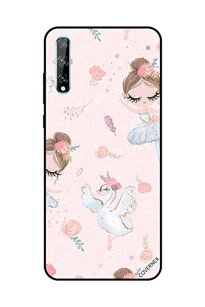 Covernex Protective Case Cover For Huawei Y8P/P Smart S Doly Girl And Flowers