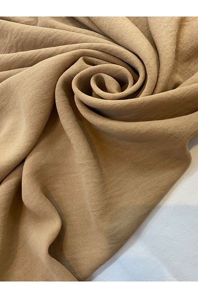 Yiğit Kumaş Sofia Linen Fabric Dark Beige Color