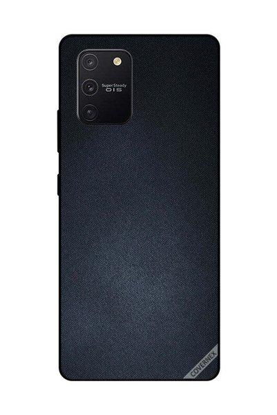 Covernex غطاء حماية لهاتف سامسونج جالاكسي S10 لايت بنقشة جينز سوداء