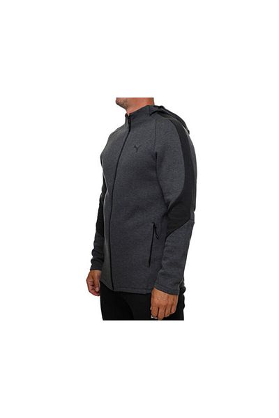 Puma Evostripe Core Fz Hoodie Men's Casual Jacket 63152907 Gray